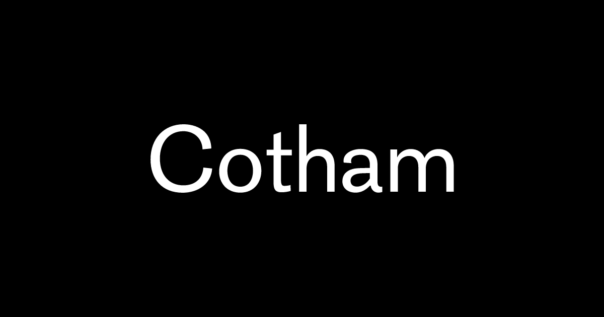 Cotham Free Font
